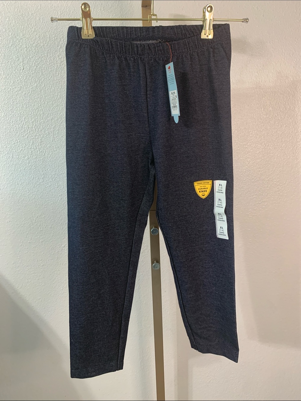 Cat & Jack- Kids Navy Heather Pull-On Capri Joggers- Size XL (14)- 2 PAIRS